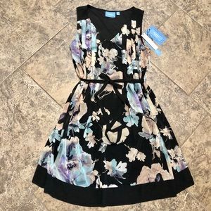 SIMPLY VERA VERA WANG FLORAL SHIFT DRESS